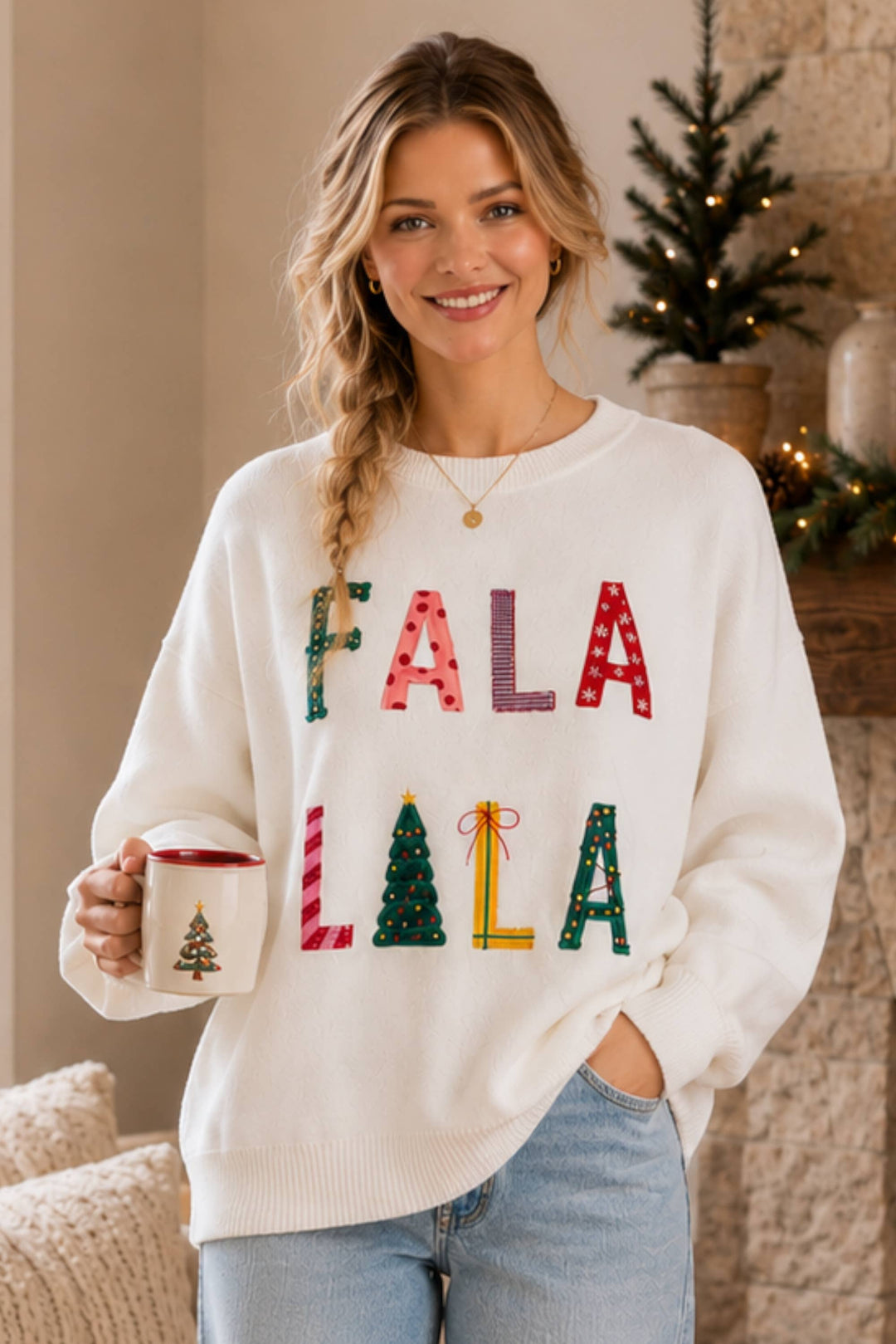 Fa La La La Christmas Sweater
