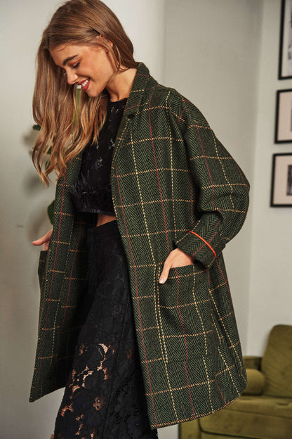 Mable Plaid Coat