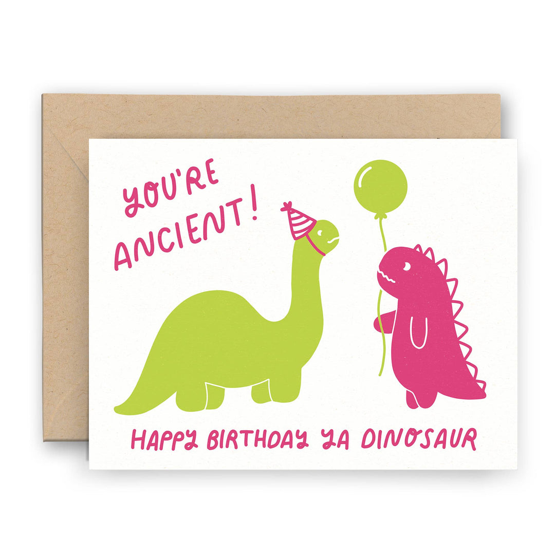 Happy Birthday Dinosaur Card - Baycreek & Co