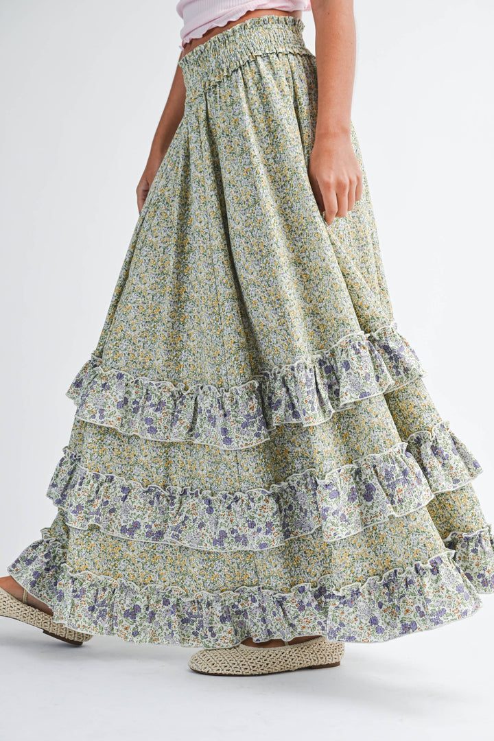Kenz Floral Skirt - Baycreek & Co