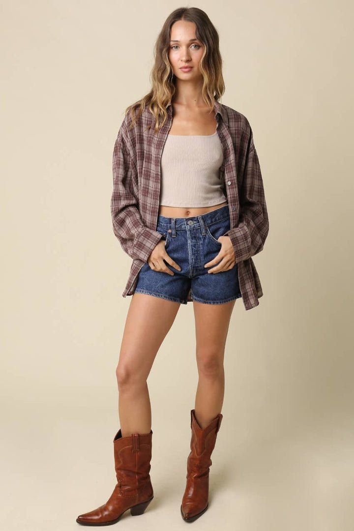 Spencer Plaid Oversized Shirt