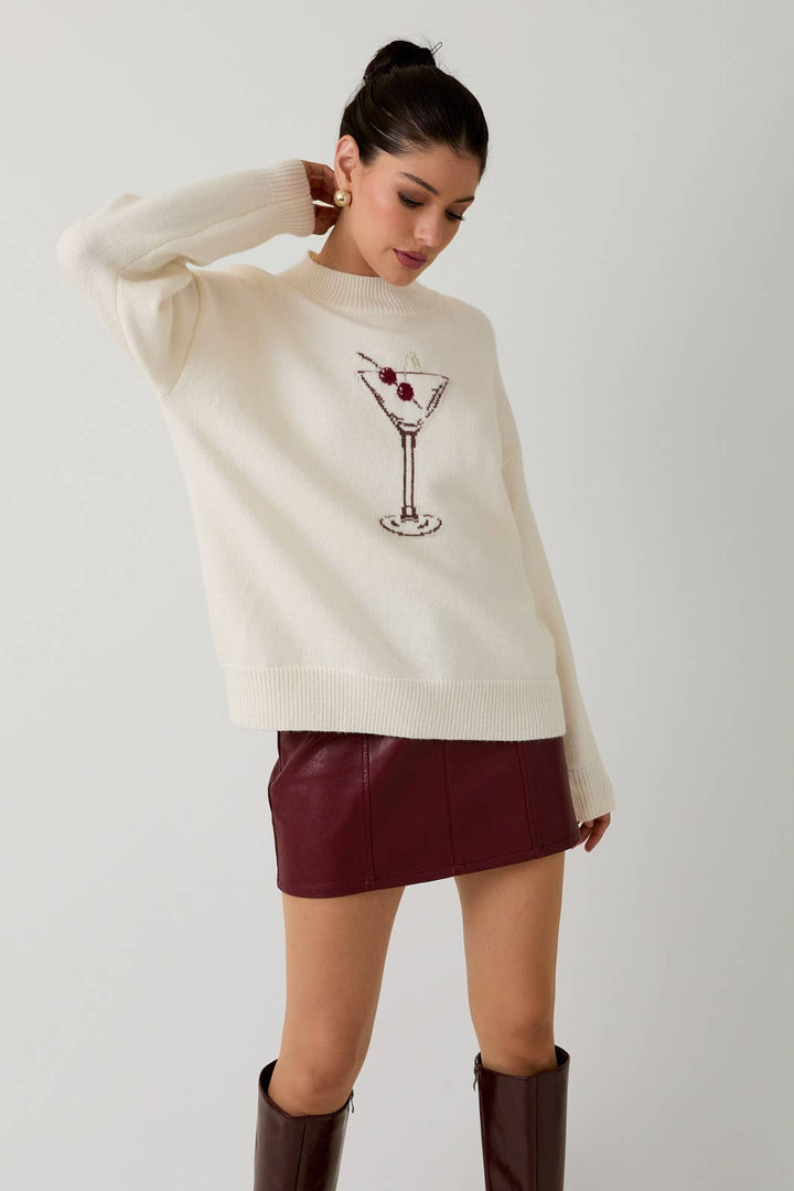 CHERRY MARTINI  SWEATER