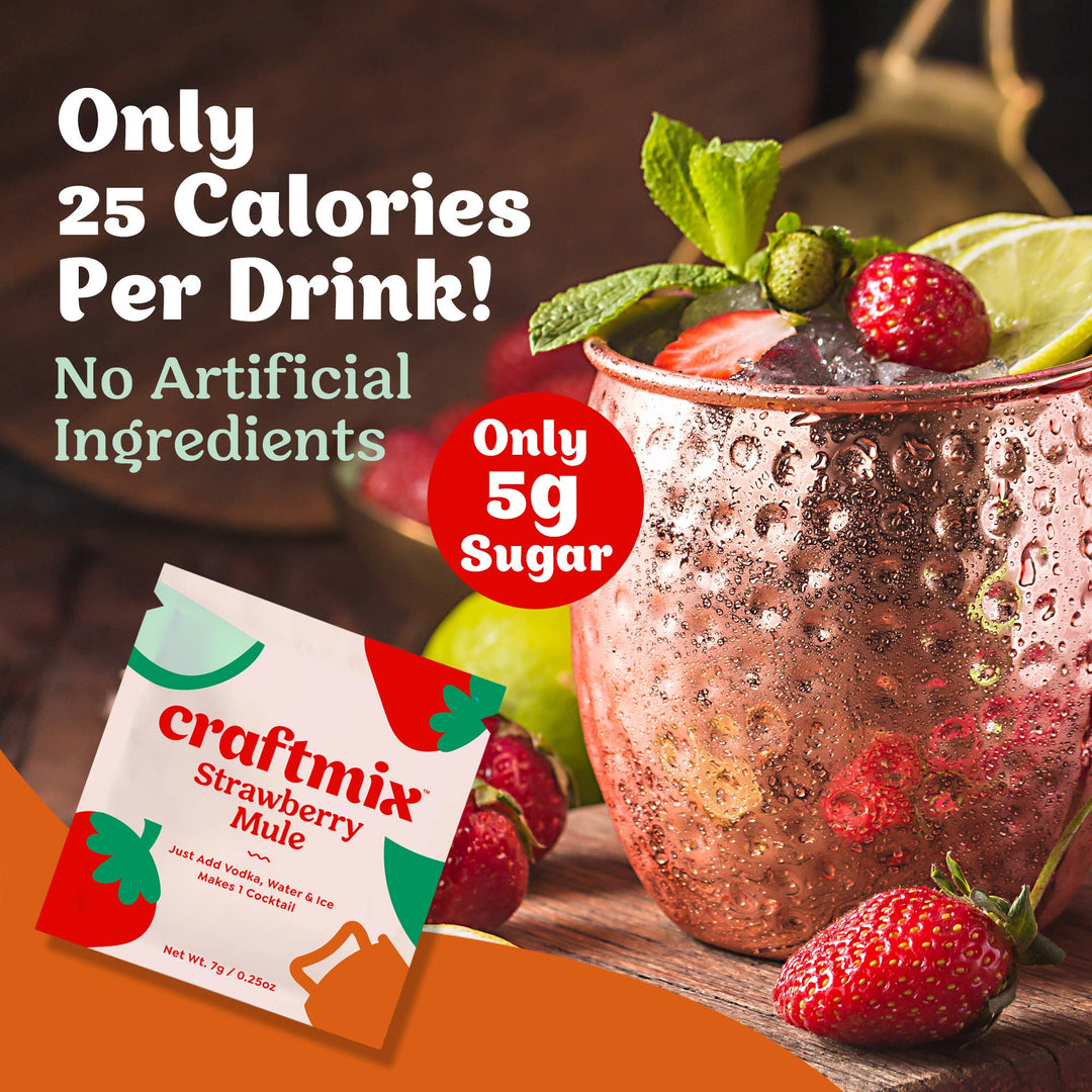 Strawberry Mule Cocktail/Mocktail Mixer