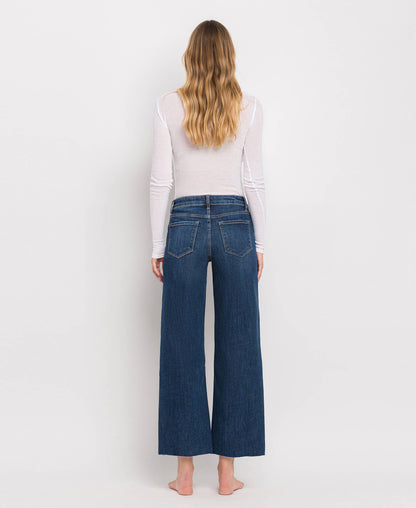 Mid Rise Wide Leg Jeans