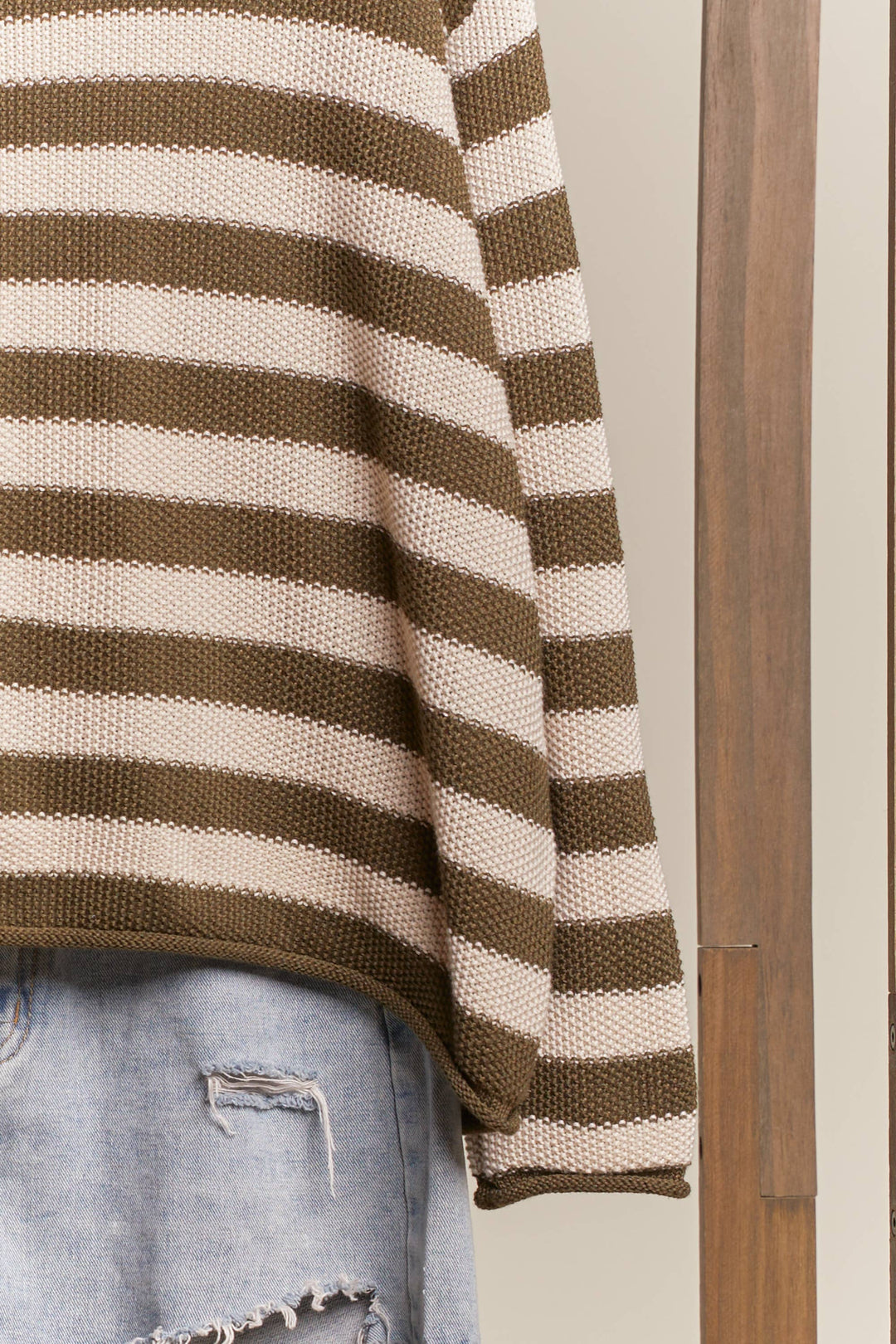 Casual Striped Sweater - Baycreek & Co