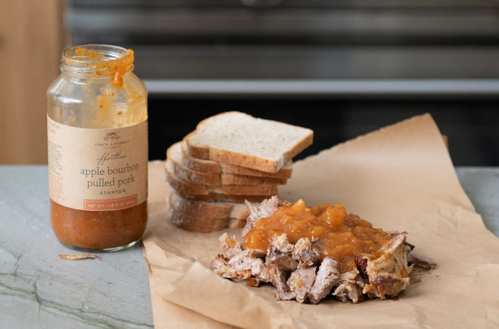 Apple Bourbon Pulled pork starter