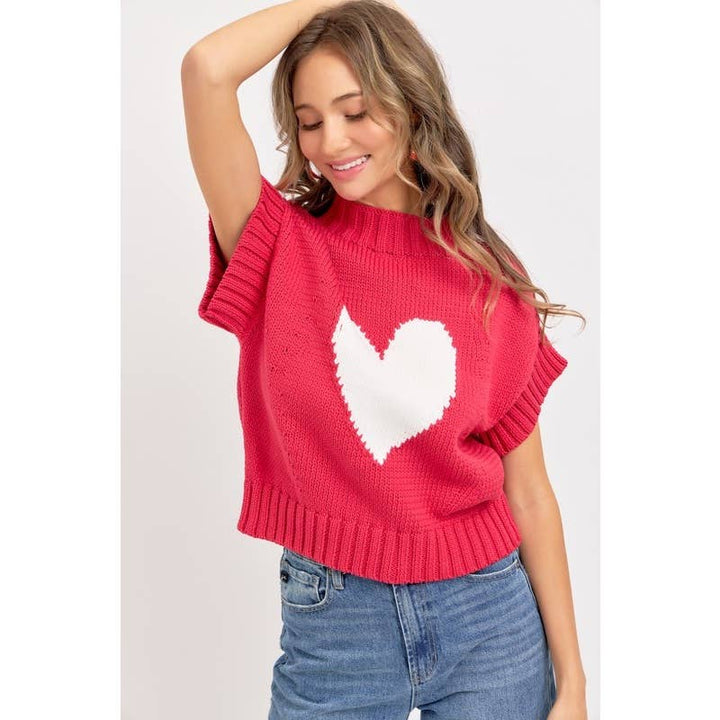 Valentine Mock Neck Sweater
