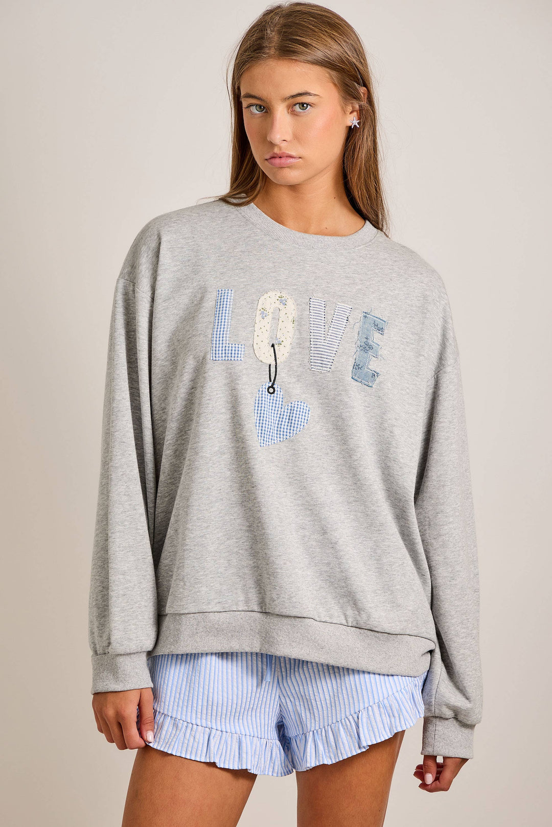 Love Patch Sweatshirt - Baycreek & Co