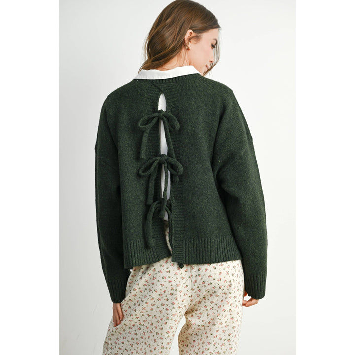 Ella Bow back Sweater - Baycreek & Co