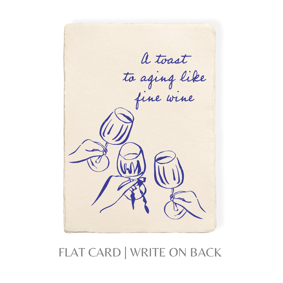 Toasting To aging like fine wine - Baycreek & Co