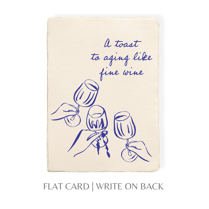 Toasting To aging like fine wine - Baycreek & Co