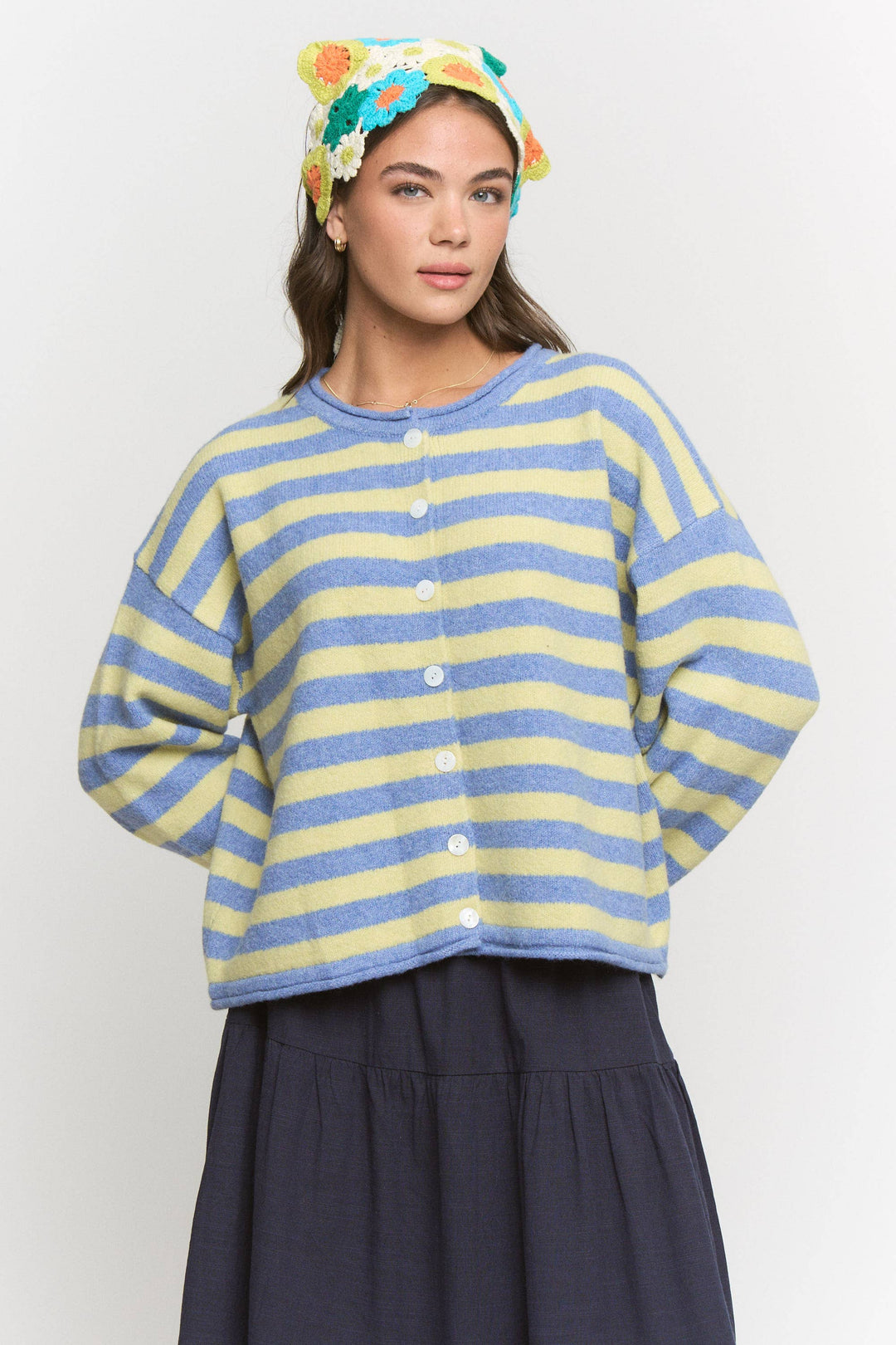 Blue Lemon Drop Cardigan