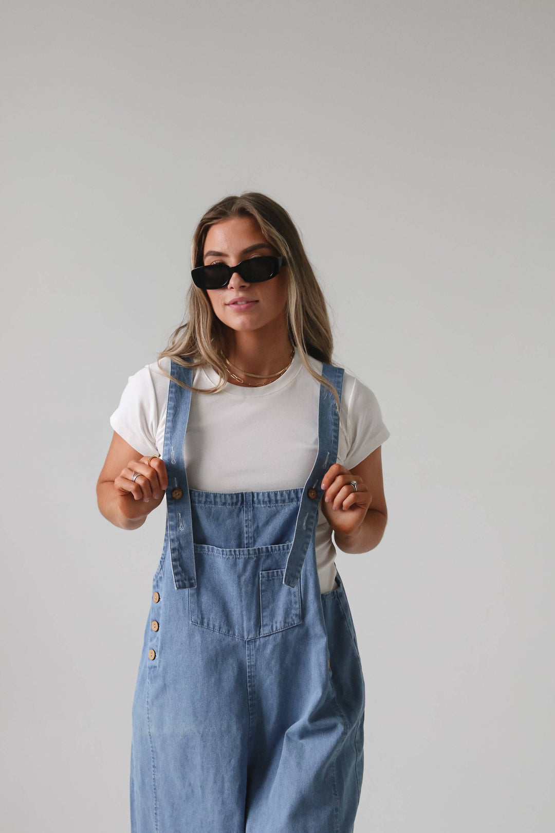 Frankie Denim Overalls - Baycreek & Co