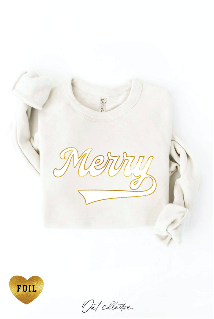 Merry Foil Sweatshirt
