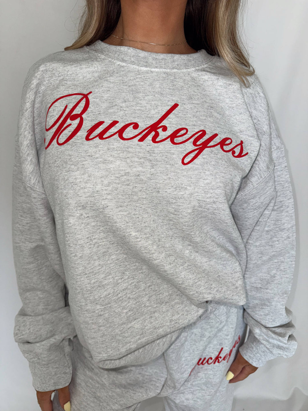 Buckeyes Script Crewneck