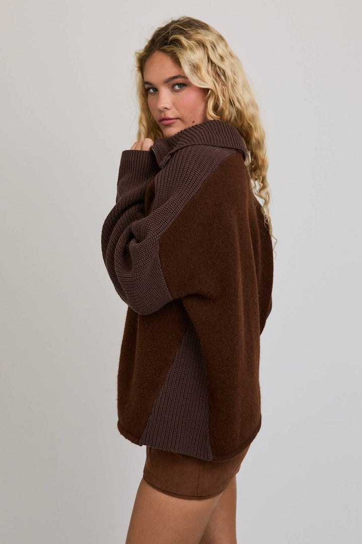 Mocha Ridge Quarter Zip