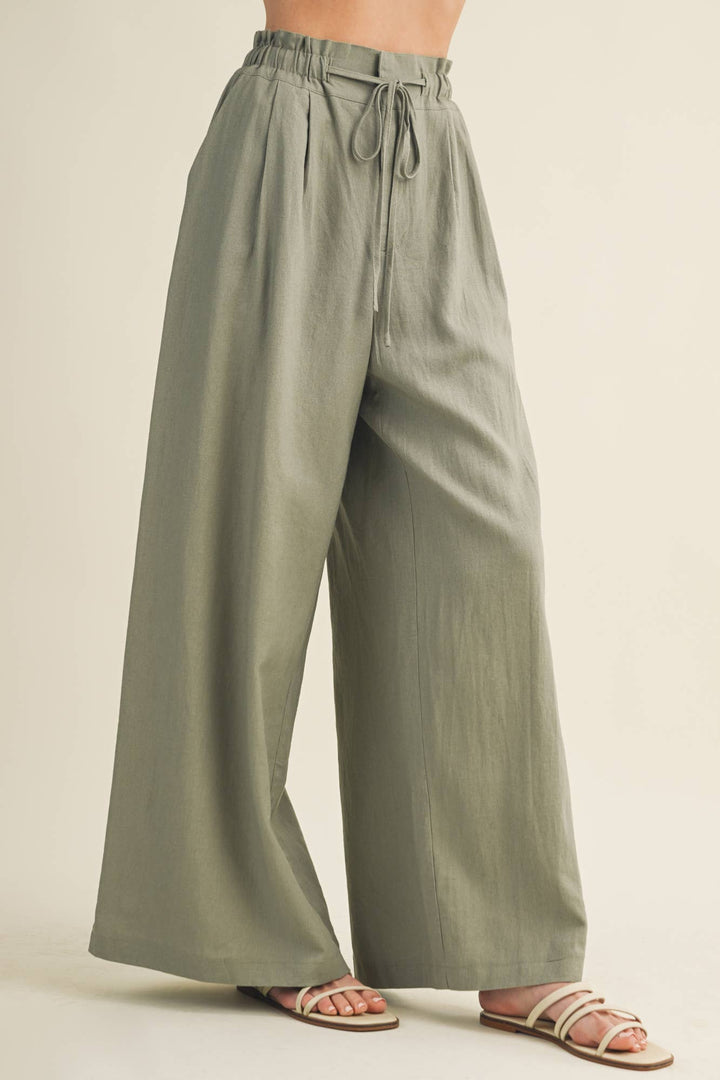 Medow Pleated Pants - Baycreek & Co