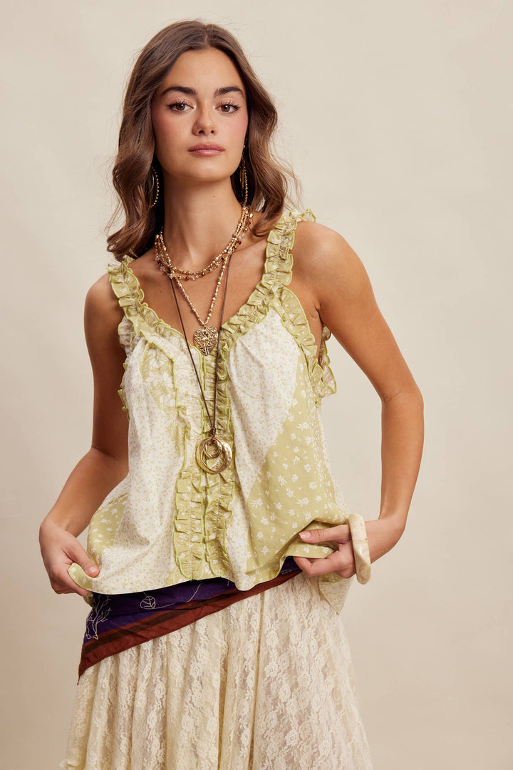 Patchwork Tank Top