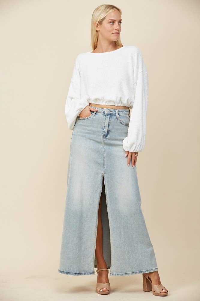 The Westin Denim Skirt