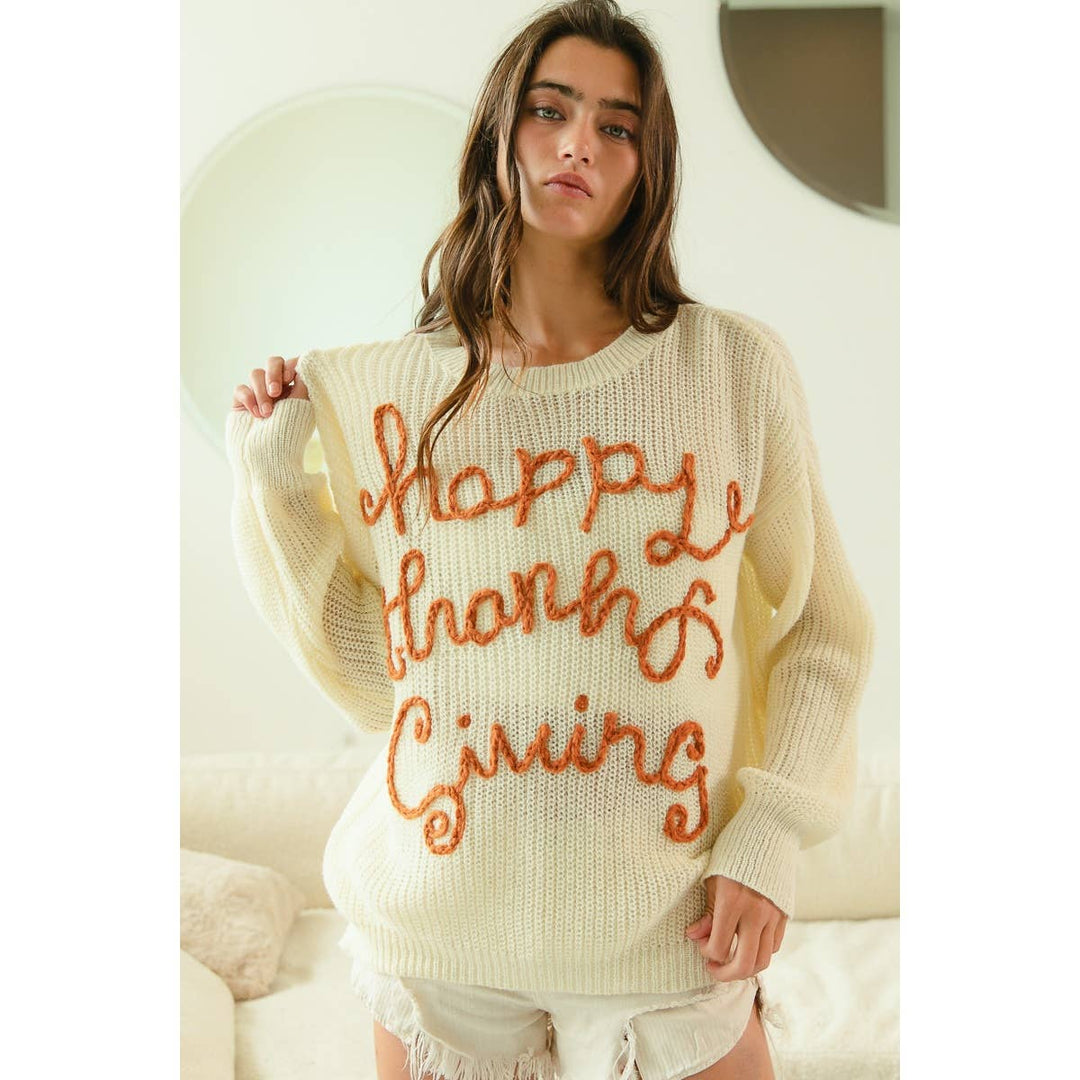 Happy Thanksgiving Sweater