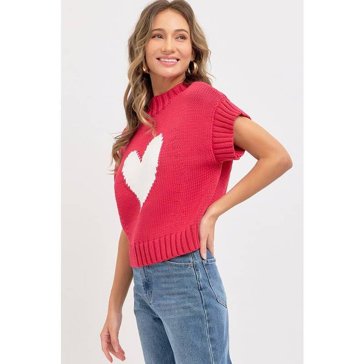 Valentine Mock Neck Sweater