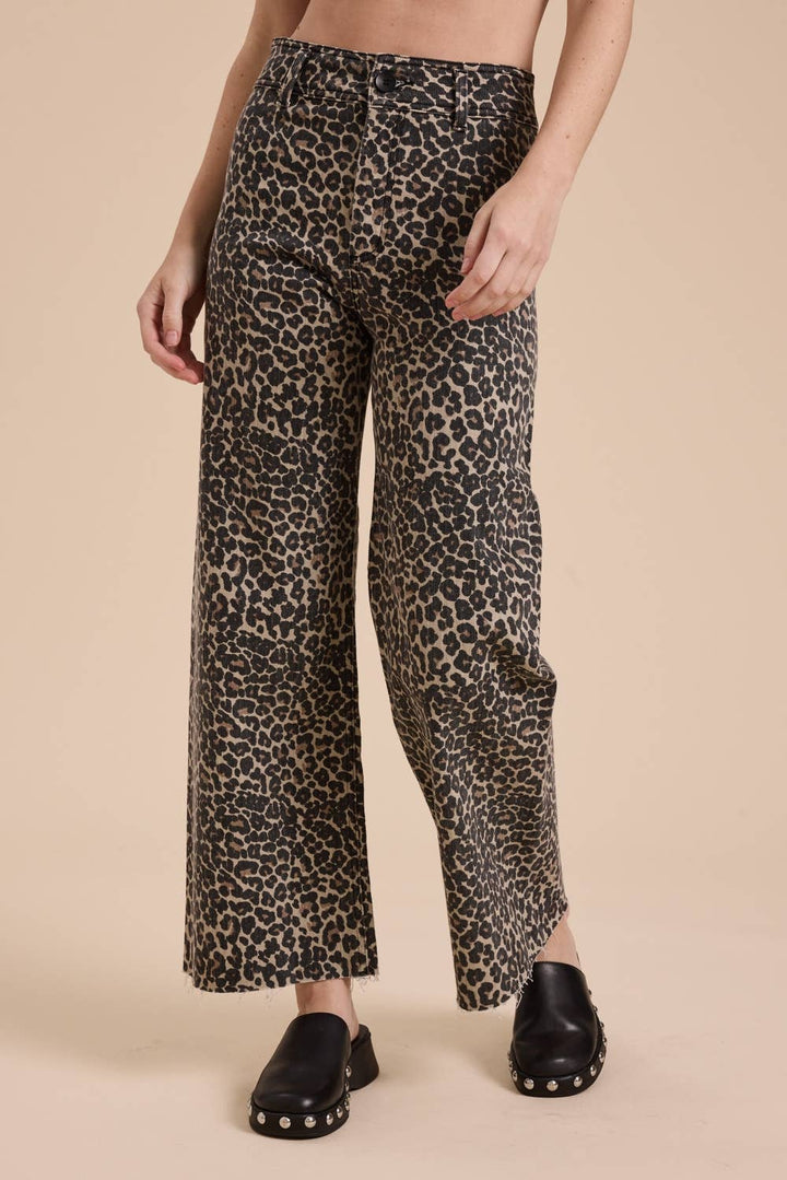 Leopard Print Jeans