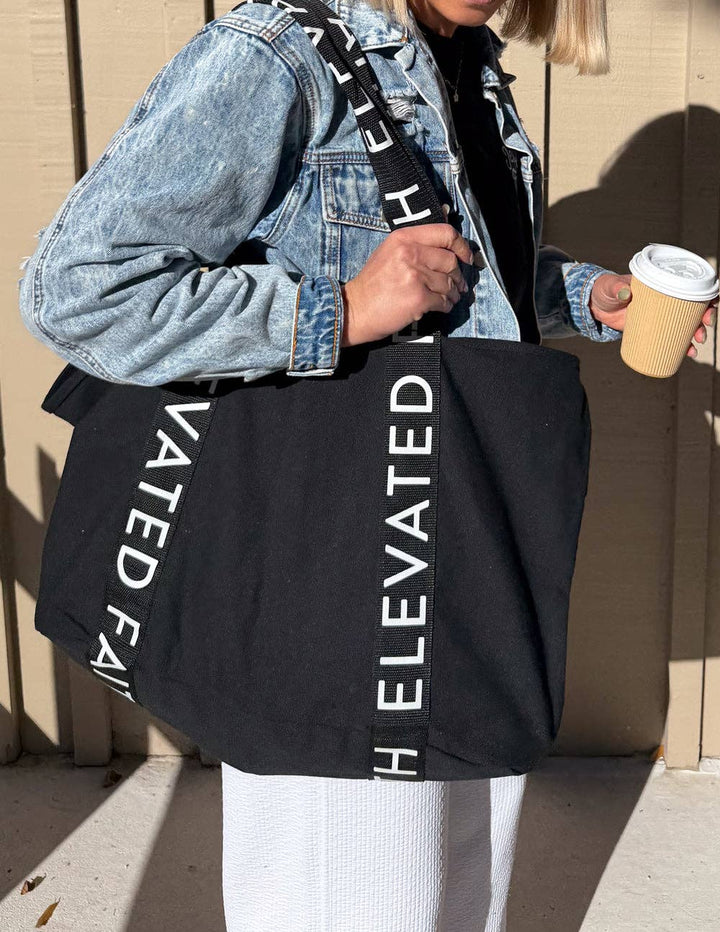 The Large Everyday Black Tote - Baycreek & Co