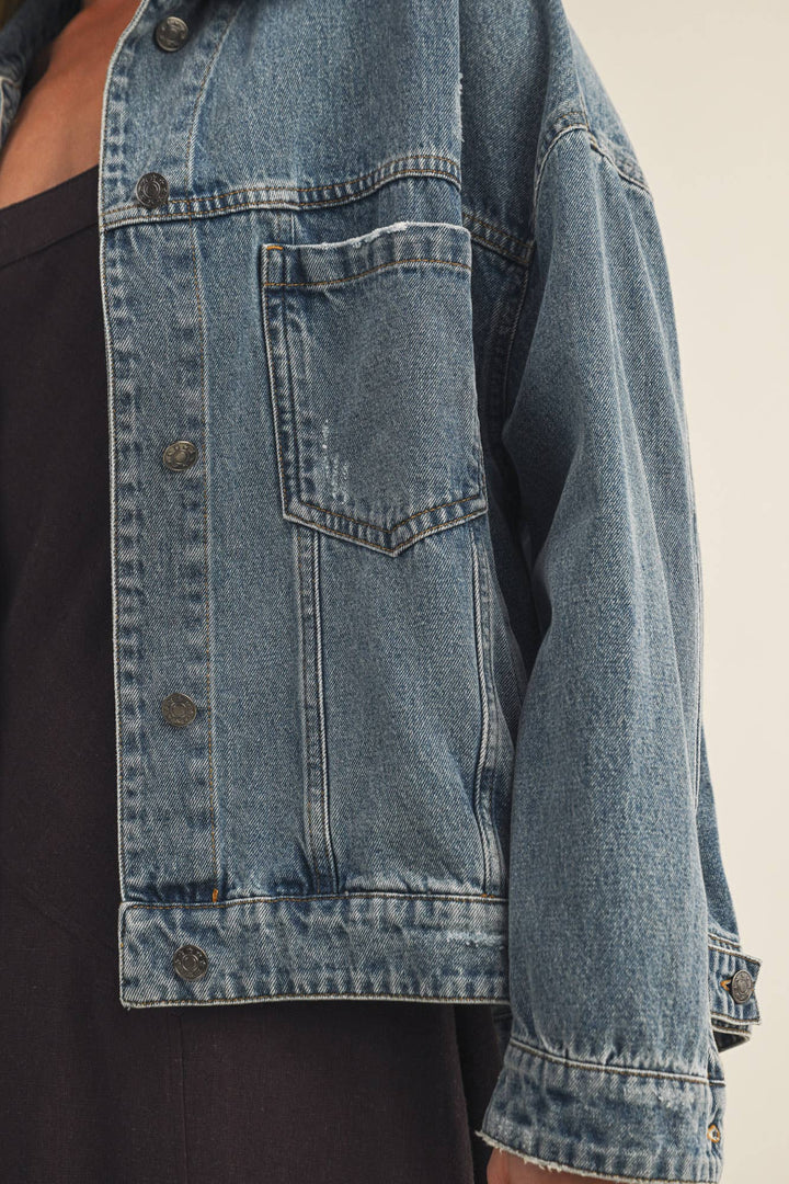 BACK PLEATED JACKET - Baycreek & Co