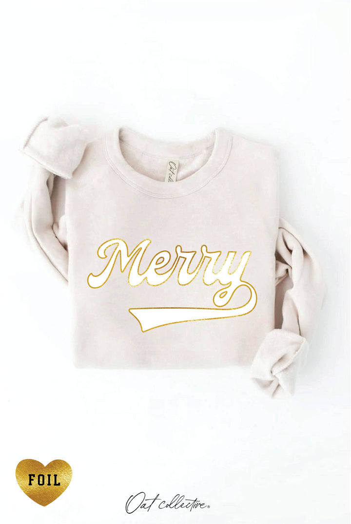 Merry Foil Sweatshirt