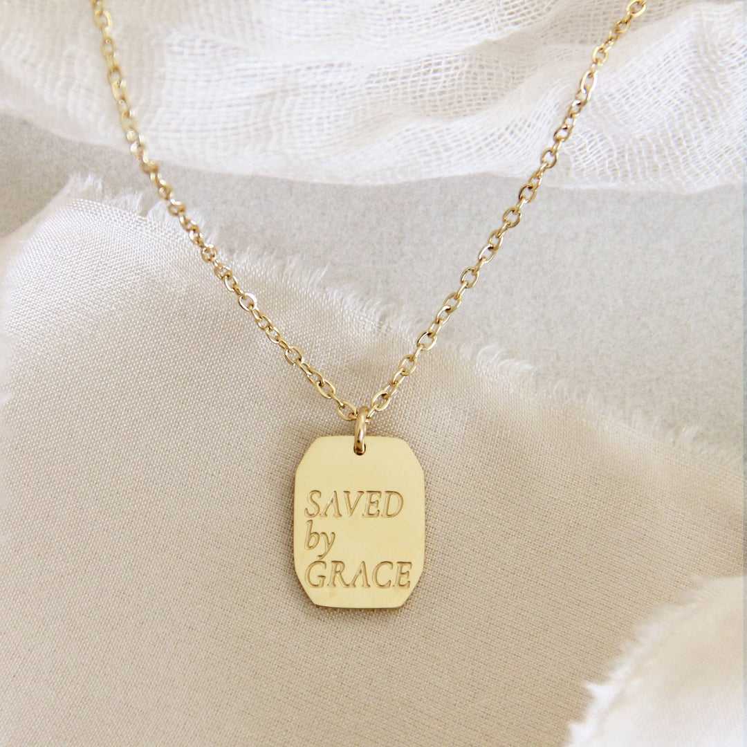 Saved by Grace Necklace - Baycreek & Co