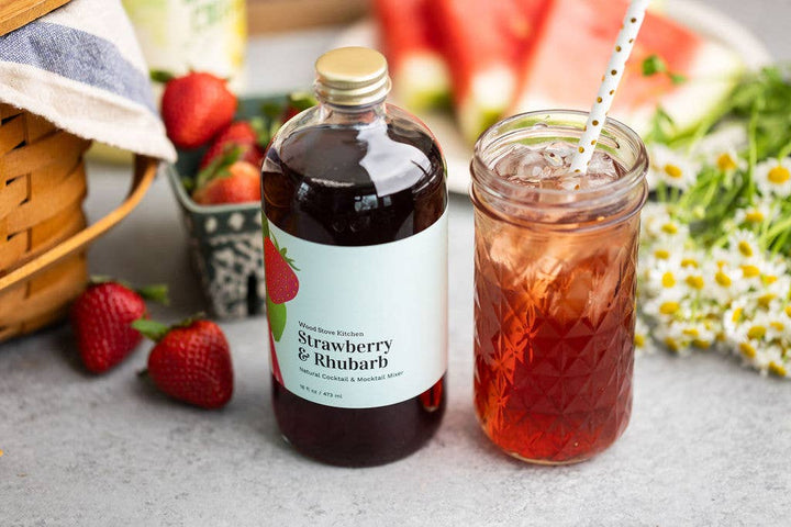 Strawberry-Rhubarb Cocktail - Baycreek & Co