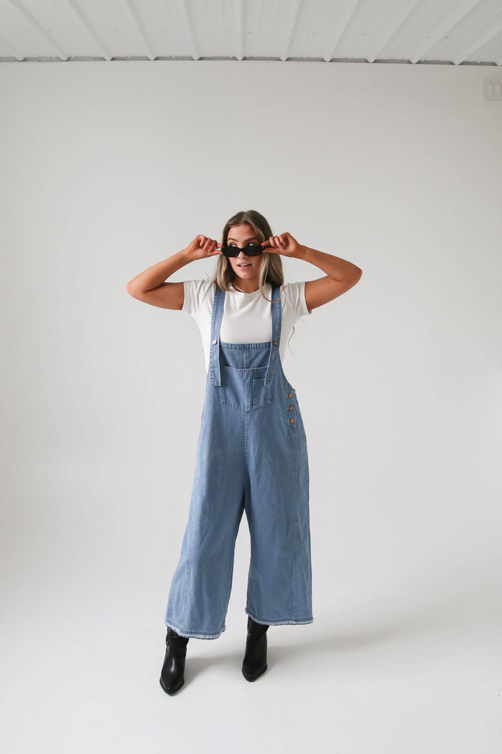 Frankie Denim Overalls - Baycreek & Co
