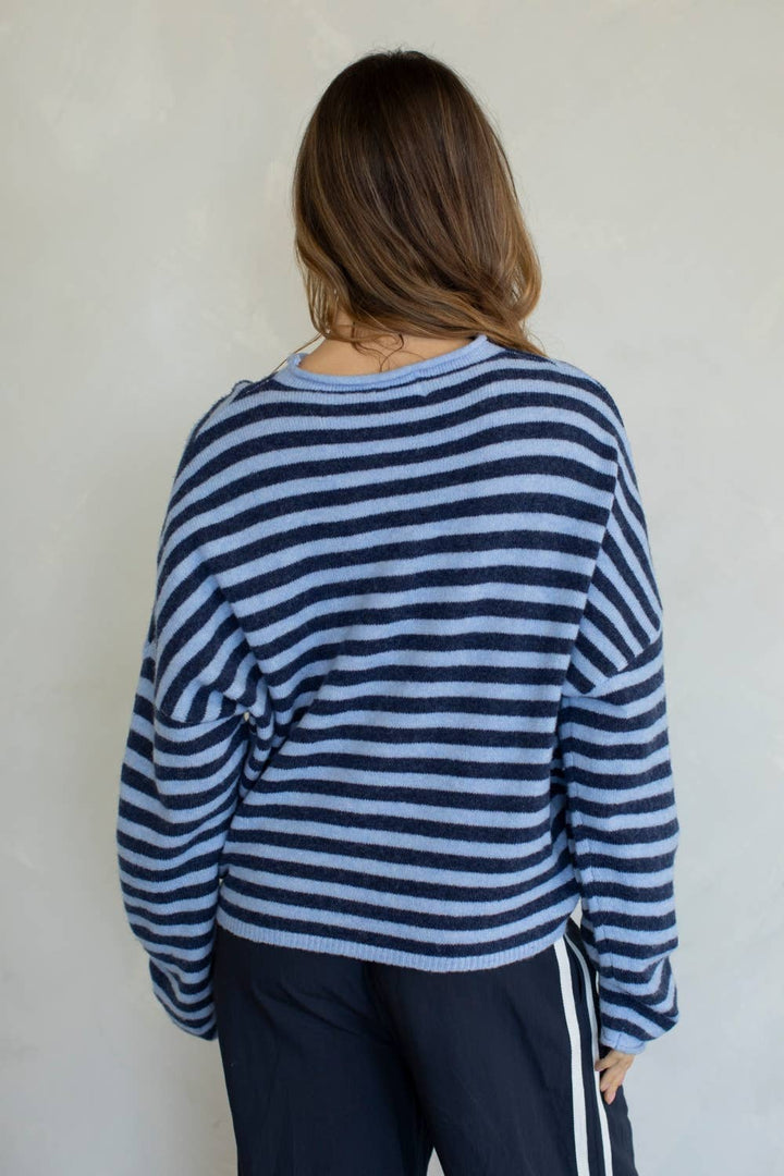 Piper Cardigan - Striped - Baycreek & Co