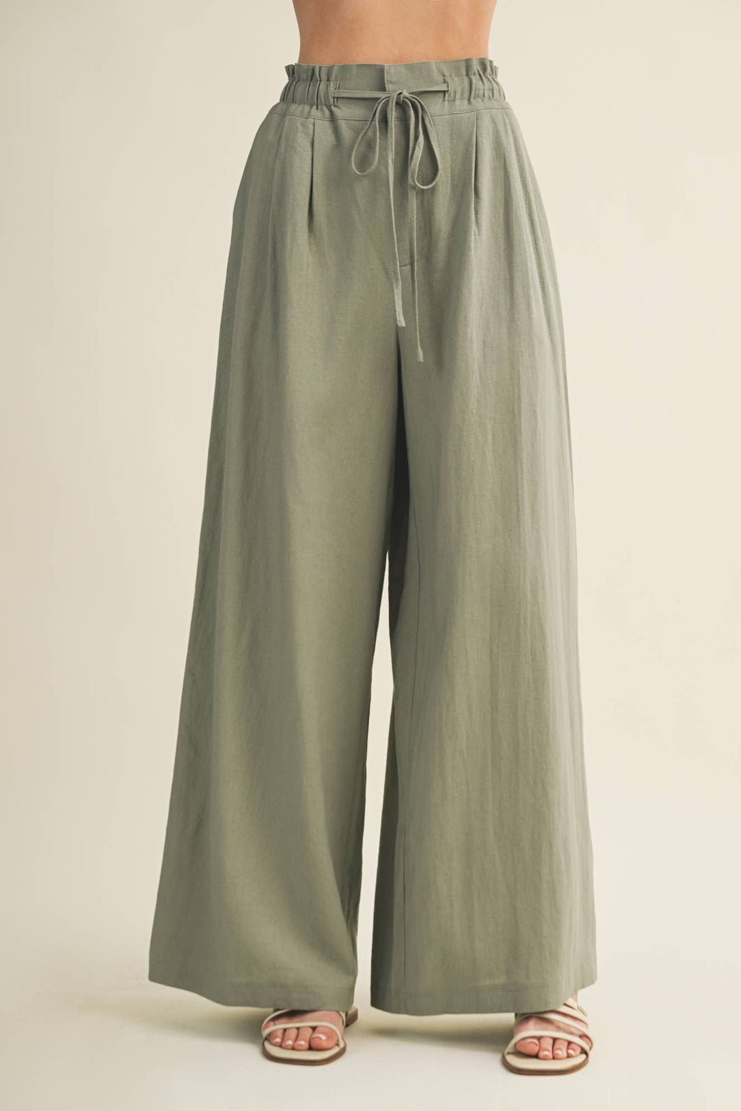 Medow Pleated Pants - Baycreek & Co