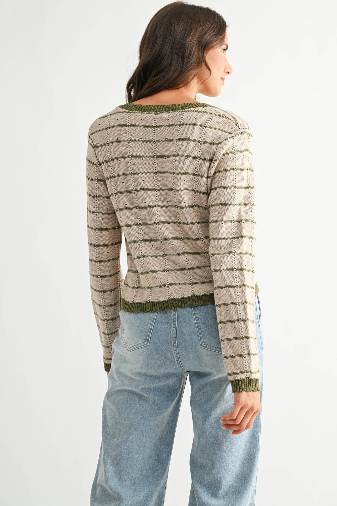 Olive Button Cardigan - Baycreek & Co