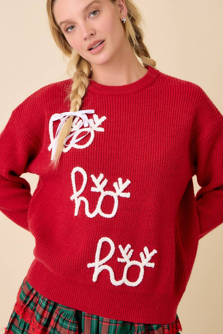 Ho Ho Ho Reindeer Sweater