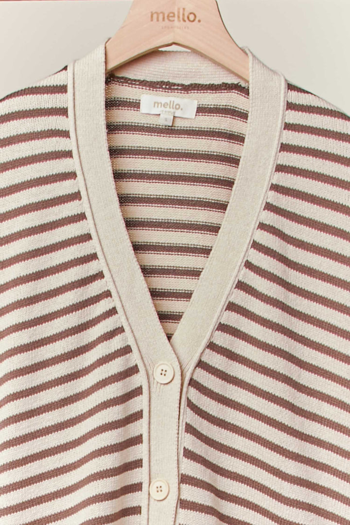 Hazel Stripe Cardigan
