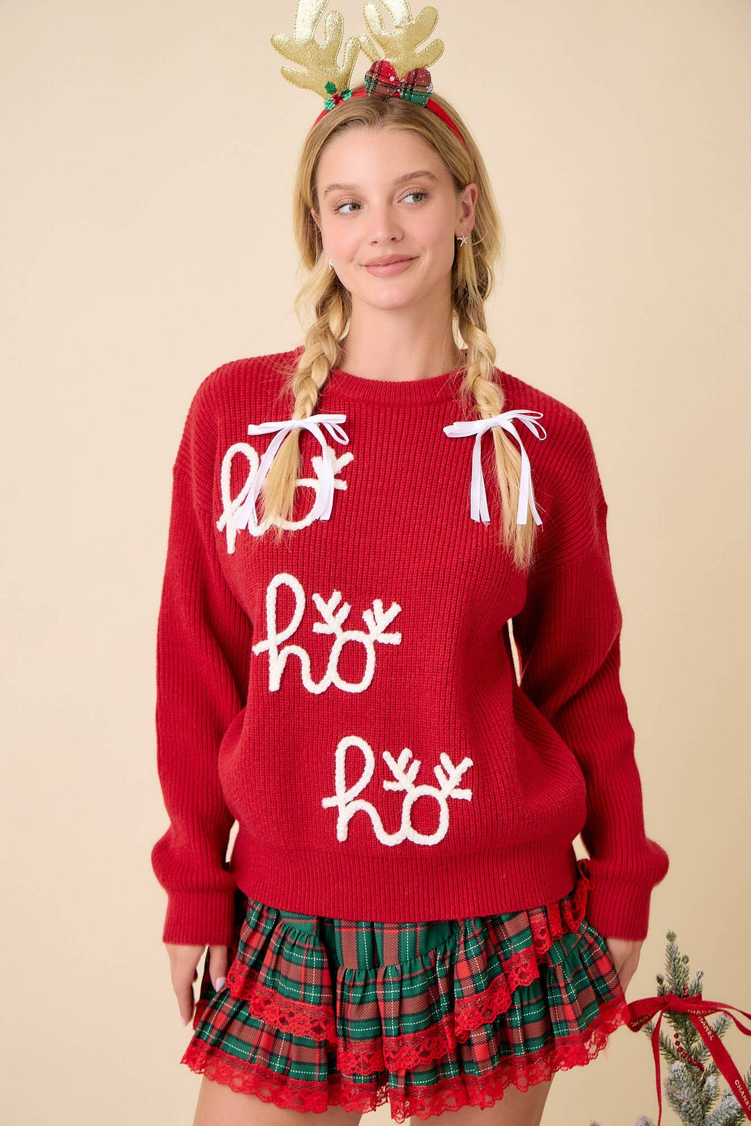 Ho Ho Ho Reindeer Sweater