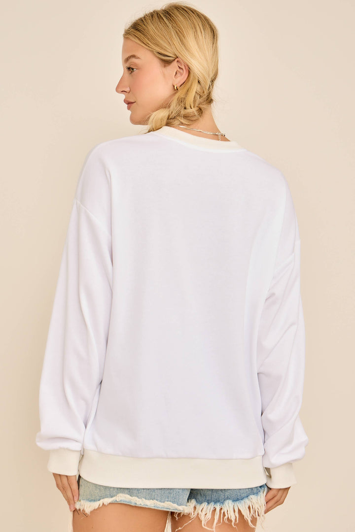Love Patch Sweatshirt - Baycreek & Co