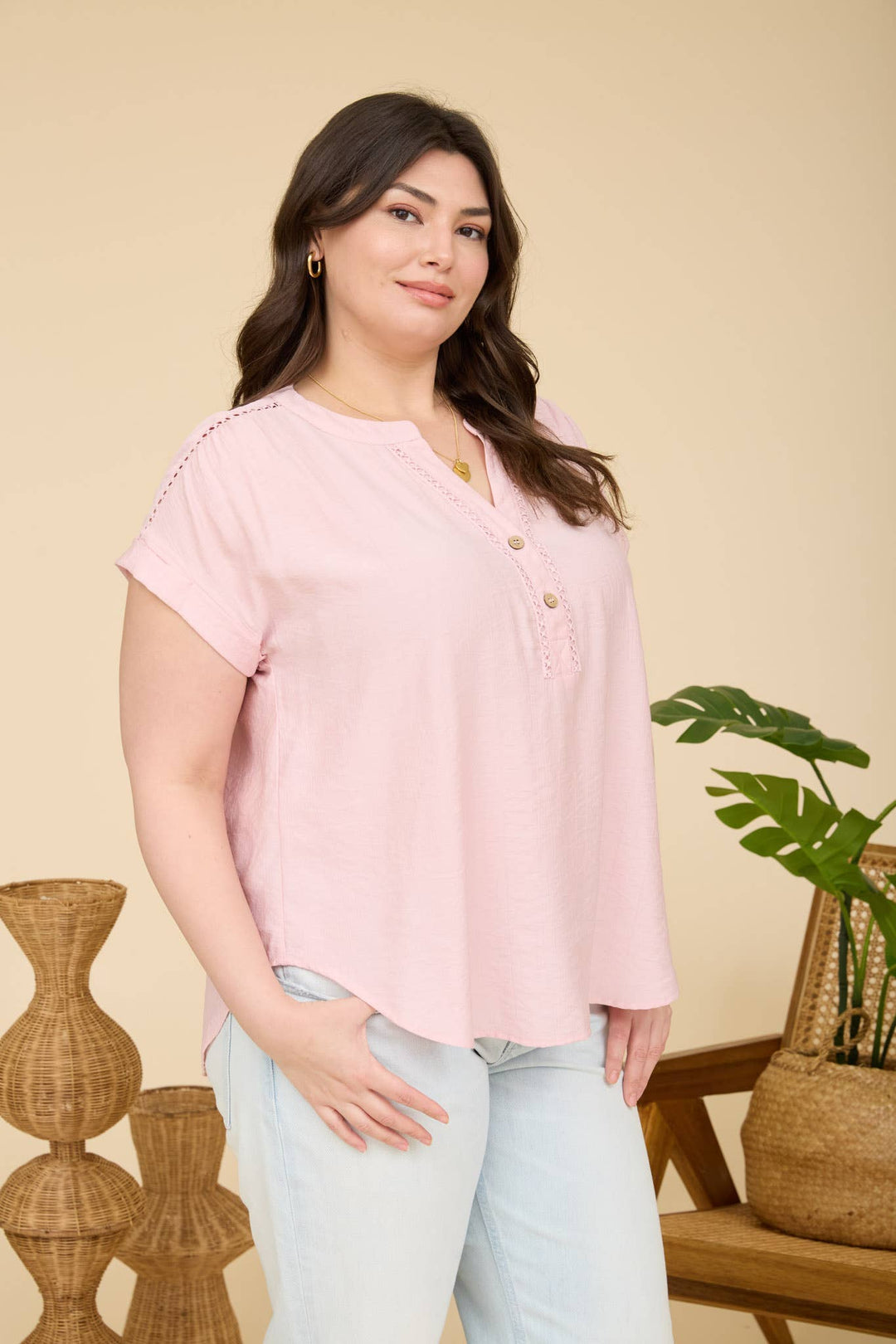 Plus illila Top - Baycreek & Co