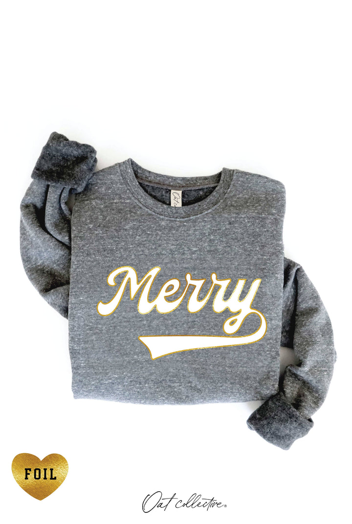 Merry Foil Sweatshirt