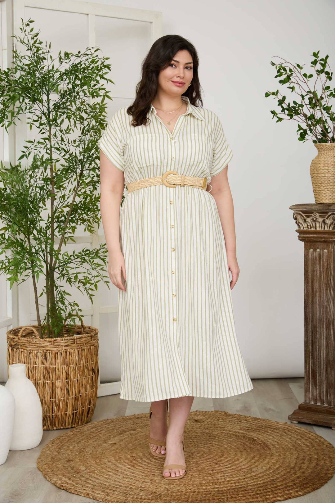 Plus Amber Dress - Baycreek & Co