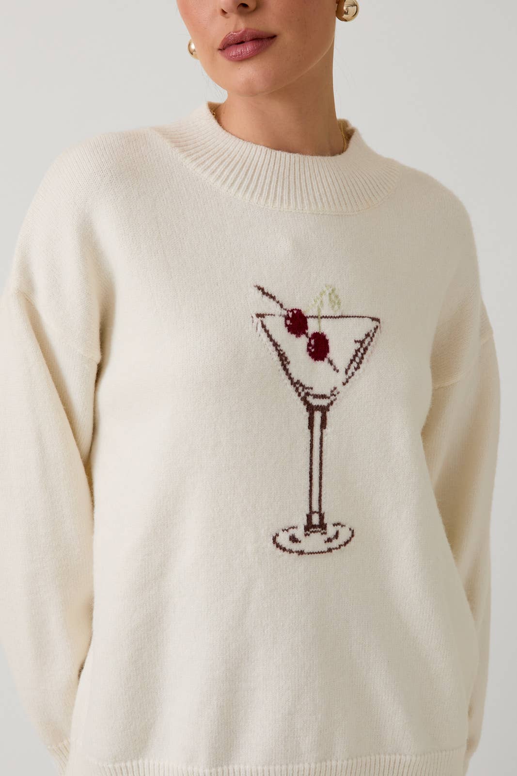 CHERRY MARTINI  SWEATER