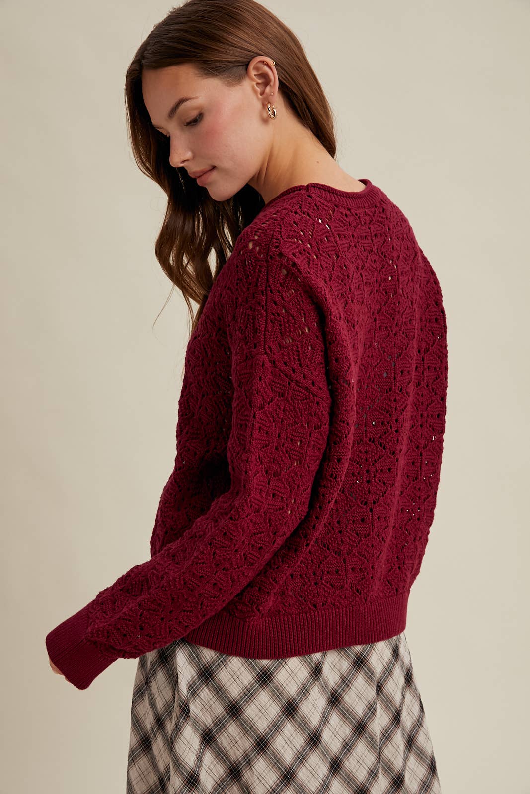 Maribel Crochet Sweater