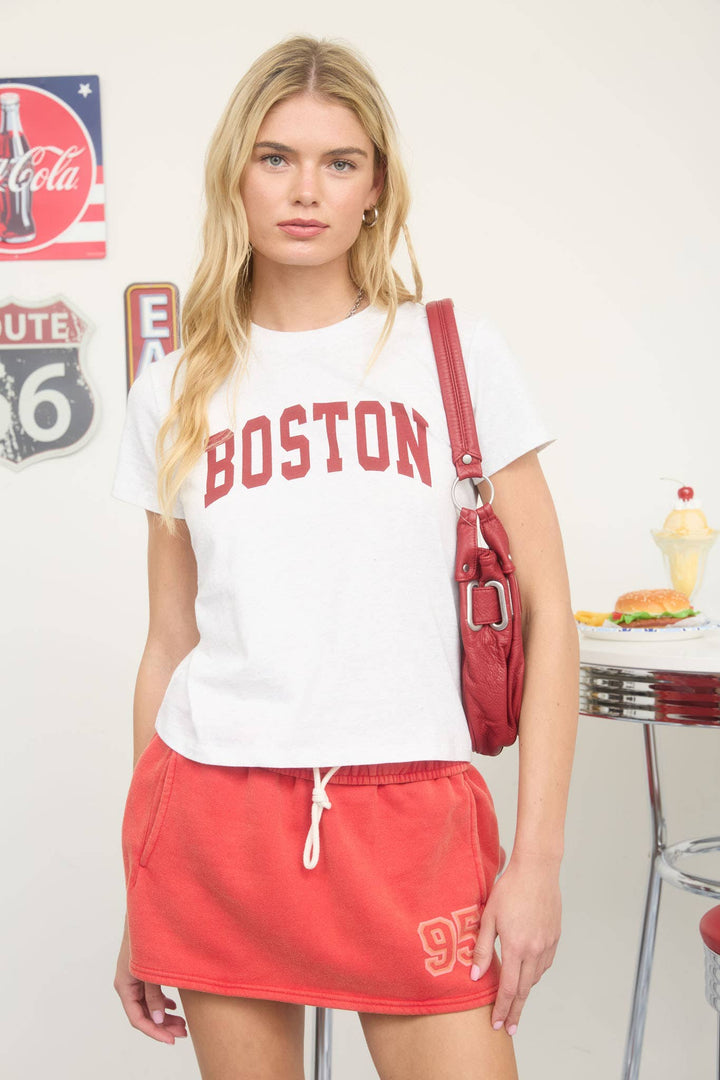 BOSTON SHORT SLEEVE KNIT T-SHIRT - Baycreek & Co