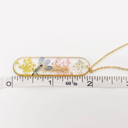 Dried Flowers Necklace
