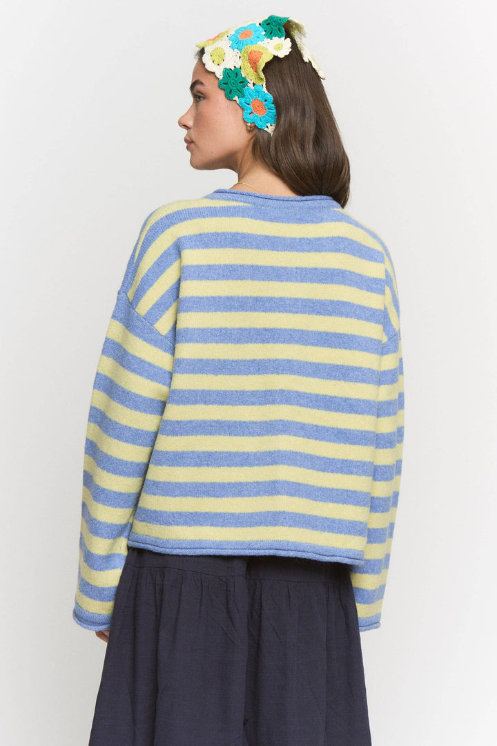 Blue Lemon Drop Cardigan