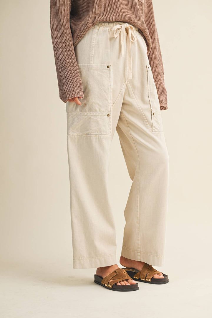SIDE POCKET WIDE PANTS - Baycreek & Co