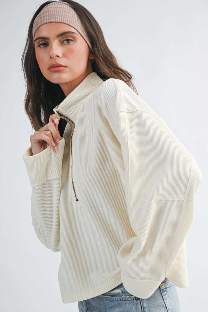 Olivia Half Zip Pullover - Baycreek & Co
