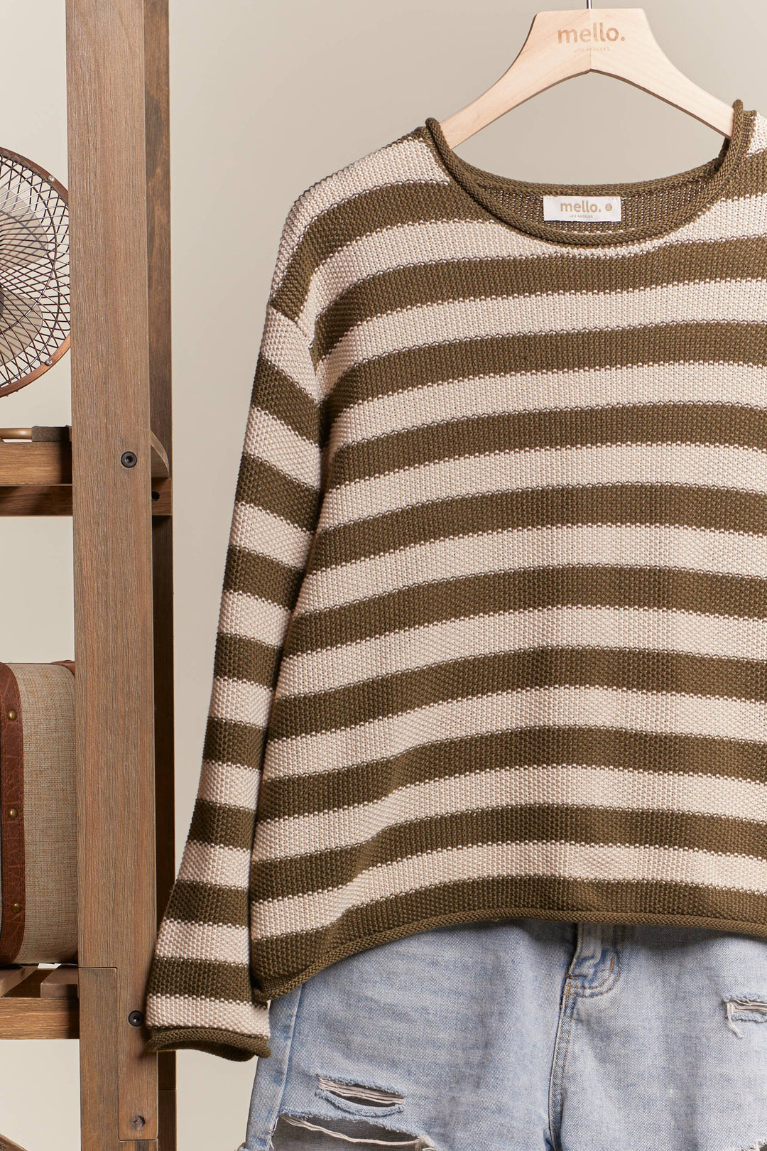 Casual Striped Sweater - Baycreek & Co